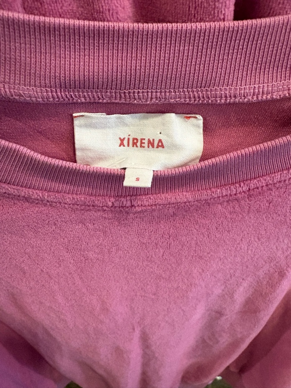 XIRENA Pink Velour Track Suit in Sz S - Picture 6 of 7